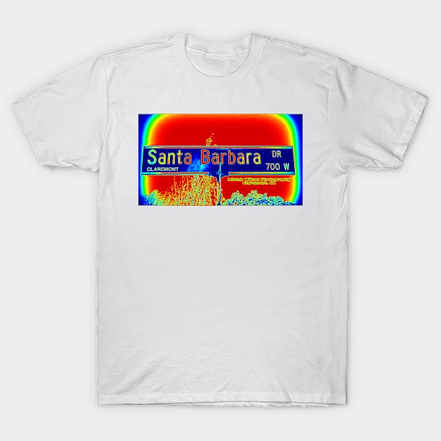 Santa Barbara Drive, Claremont, California by Mistah Wilson T-Shirt by MistahWilson